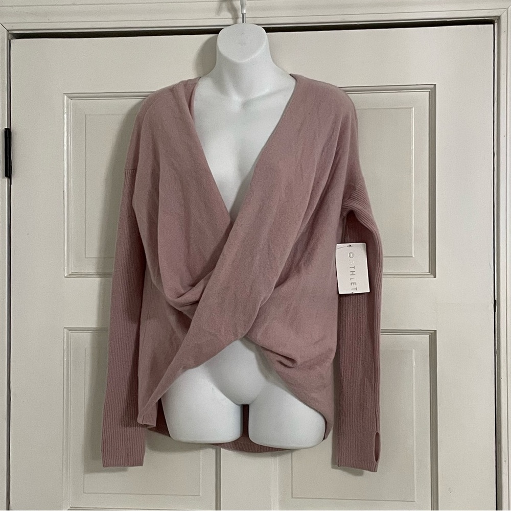 Athleta Finale Wool Cashmere Convertible Sweater NEW